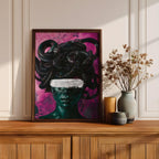 Medusa Greek Wall Art Gorgon Figure Symbol Mythology Fantasy Gift Living Room Home Decor