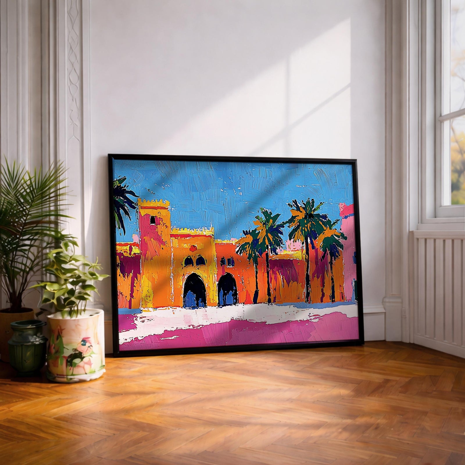 Moroccan Kasbah Wall Art Print: Islamic Middle Eastern Decor (Digital / Print / Canvas / Framed)