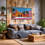 Moroccan Kasbah Wall Art Print: Islamic Middle Eastern Decor (Digital / Print / Canvas / Framed)