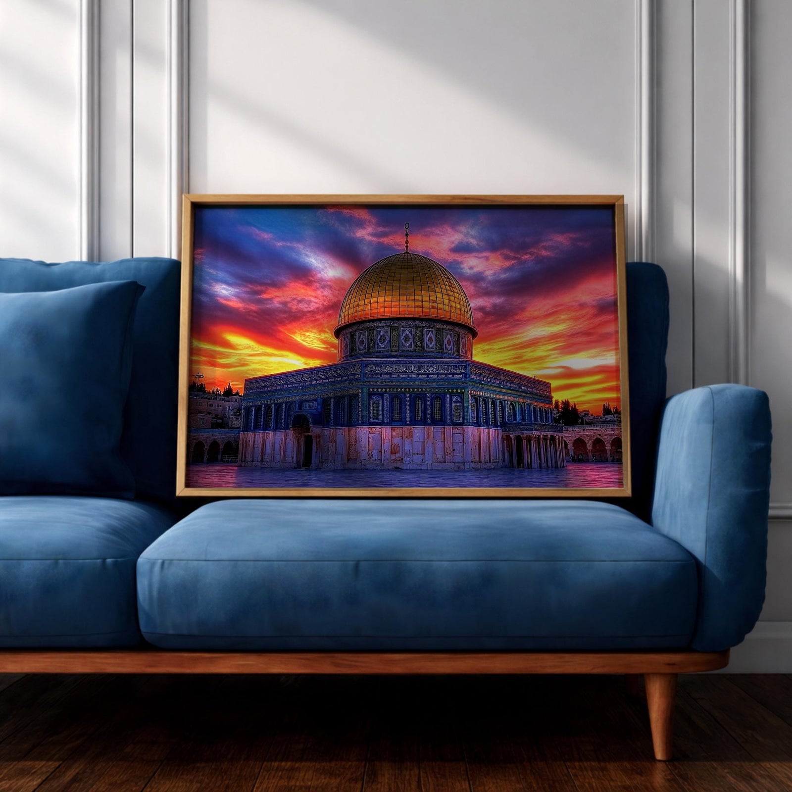 Dome of the Rock Wall Art Print: Islamic Jerusalem Decor (Digital / Print / Canvas / Framed)