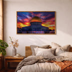 Dome of the Rock Wall Art Print: Islamic Jerusalem Decor (Digital / Print / Canvas / Framed)