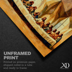 Last Supper Oil Painting Print: Biblical Christian Wall Art (Digital / Print / Canvas / Framed)