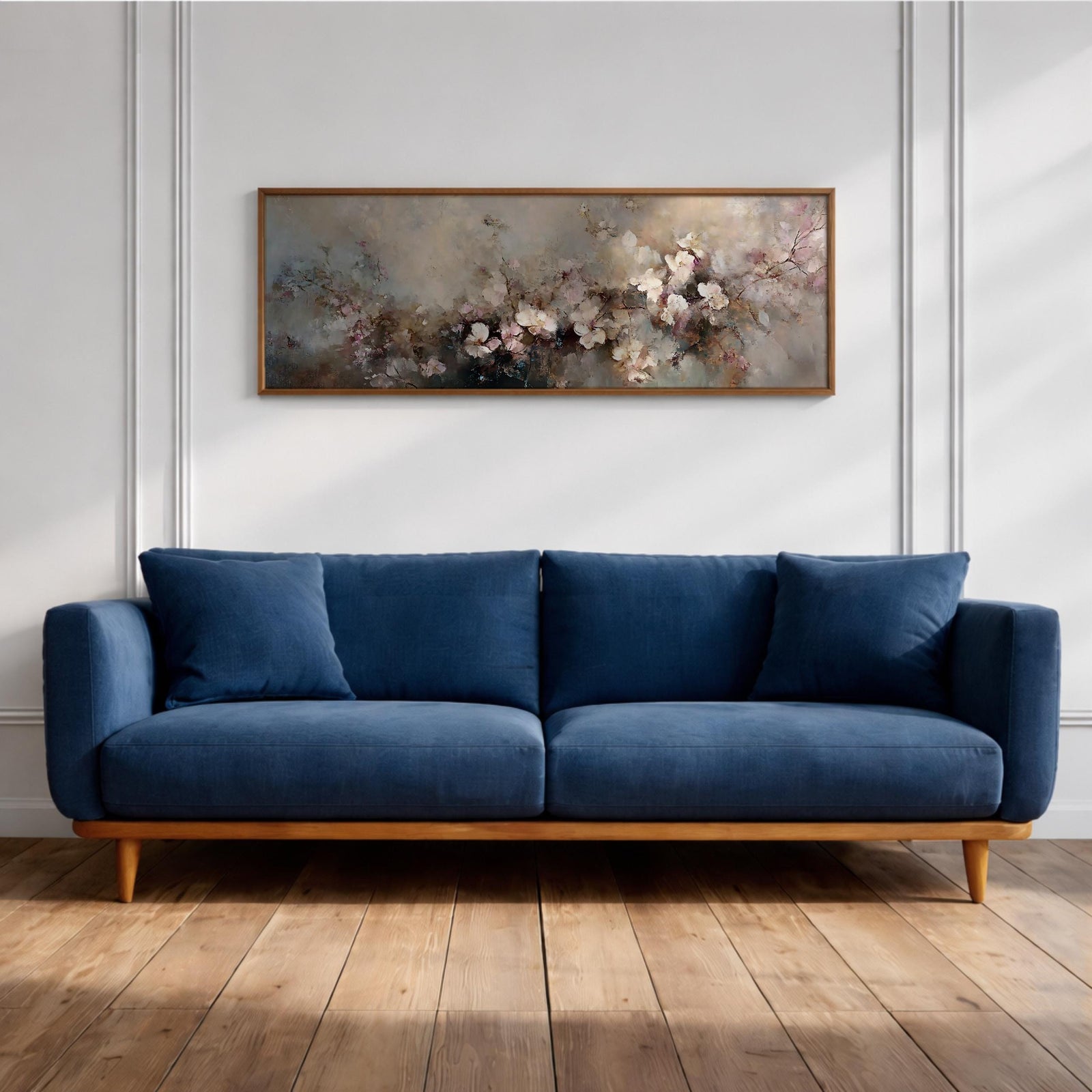 Abstract Floral Wall Art Print: Blossom Botanical Painting (Digital / Canvas / Framed)