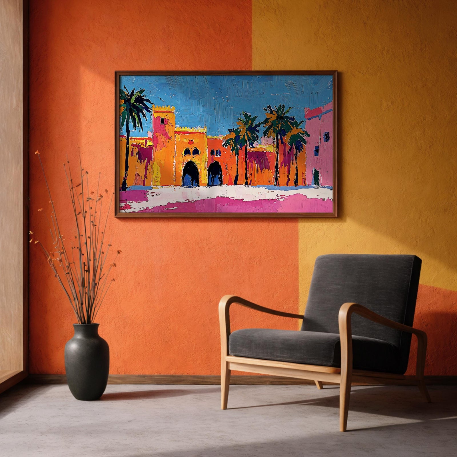 Moroccan Kasbah Wall Art Print: Islamic Middle Eastern Decor (Digital / Print / Canvas / Framed)