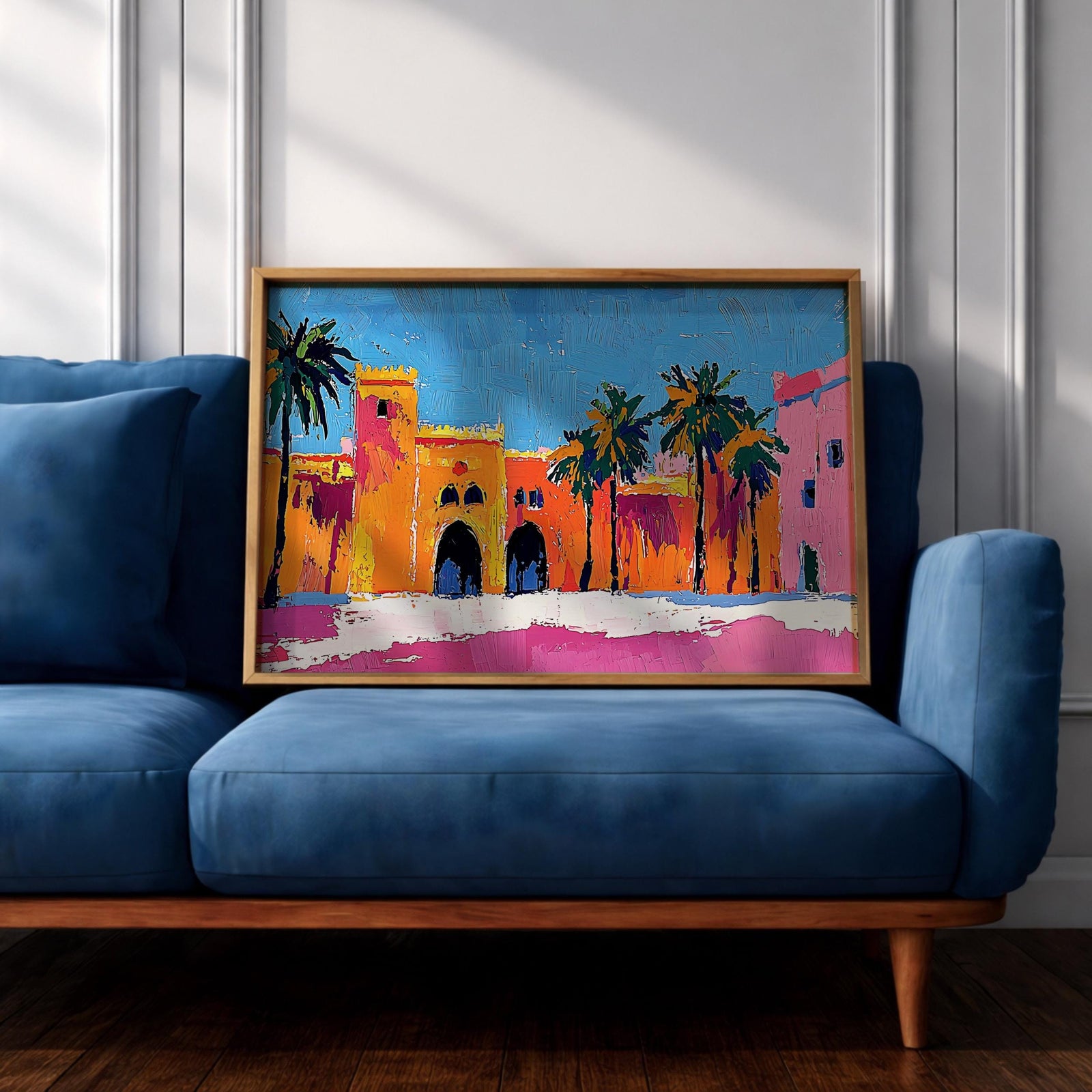 Moroccan Kasbah Wall Art Print: Islamic Middle Eastern Decor (Digital / Print / Canvas / Framed)