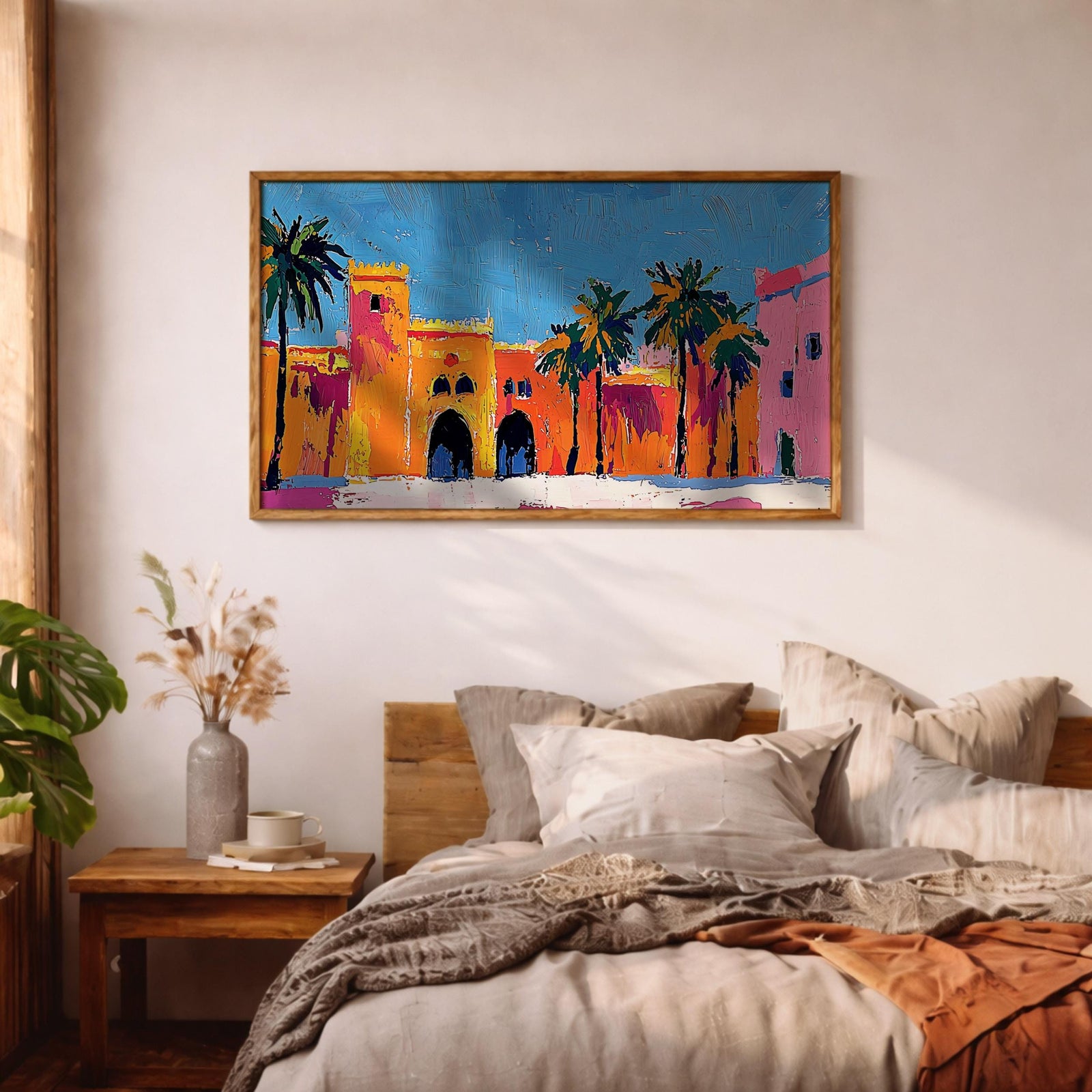 Moroccan Kasbah Wall Art Print: Islamic Middle Eastern Decor (Digital / Print / Canvas / Framed)