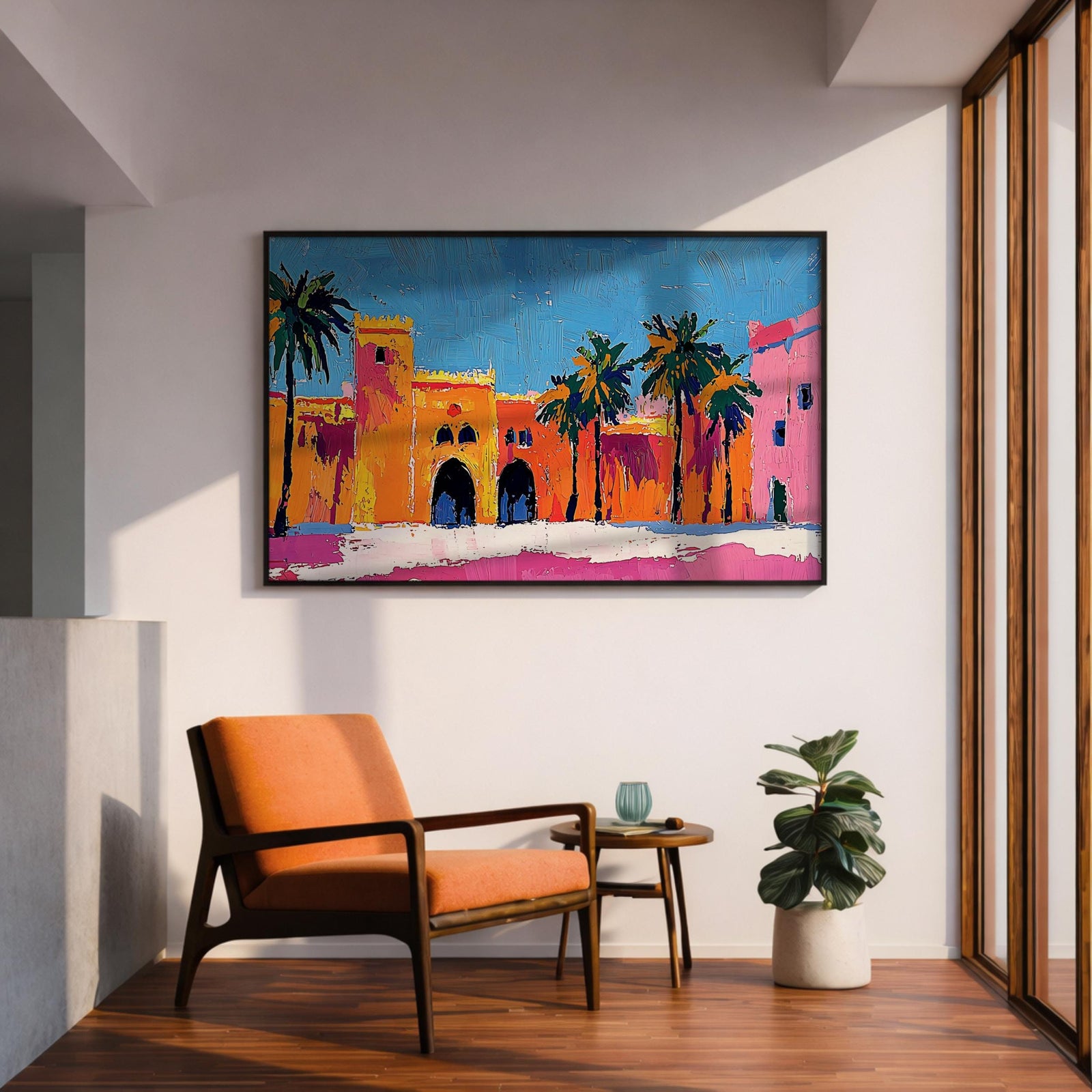 Moroccan Kasbah Wall Art Print: Islamic Middle Eastern Decor (Digital / Print / Canvas / Framed)
