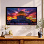 Dome of the Rock Wall Art Print: Islamic Jerusalem Decor (Digital / Print / Canvas / Framed)