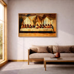Last Supper Oil Painting Print: Biblical Christian Wall Art (Digital / Print / Canvas / Framed)