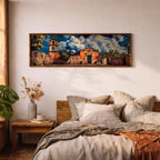 Rustic Church Wall Art Print: Catholic Chapel Landscape Decor (Digital / Canvas / Framed)