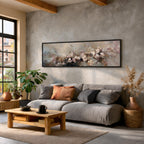 Abstract Floral Wall Art Print: Blossom Botanical Painting (Digital / Canvas / Framed)