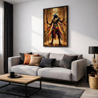 Horus Egyptian God Wall Art Falcon God Mythology Symbol Gift Living Room Home Decor