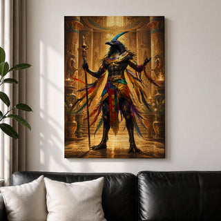 Horus Egyptian God Wall Art Falcon God Mythology Symbol Gift Living Room Home Decor
