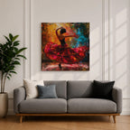 Flamenco Spanish Wall Art Latin Dance Abstract Modern Gift Living Room Home Decor