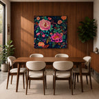 Peony Floral Wall Art Botanical Garden Framed Canvas Modern Flower Boho Home Decor