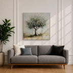 Olive Tree Wall Art Mediterranean Olive Framed Canvas Rustic Botanical Farmhouse Home Decor