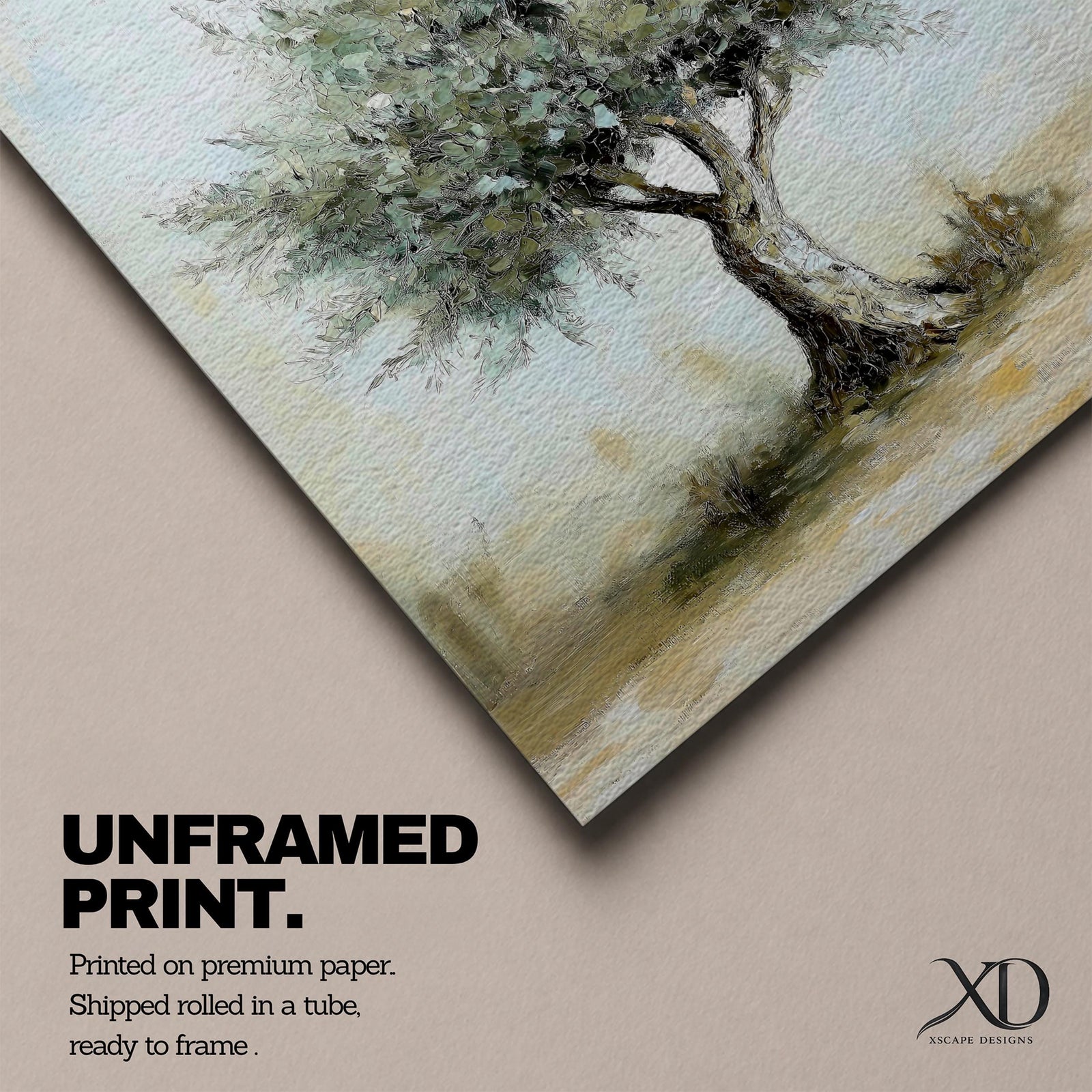 Olive Tree Wall Art Mediterranean Olive Framed Canvas Rustic Botanical Farmhouse Home Decor