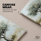 Olive Tree Wall Art Mediterranean Olive Framed Canvas Rustic Botanical Farmhouse Home Decor