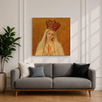 Our Lady of Fatima Wall Art Virgin Mary Framed Canvas Catholic Home Decor