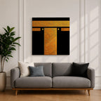 Kaaba Wall Art Masjid Haram Framed Canvas Mecca Prayer Room Islamic Home Decor