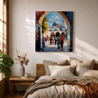Hagia Sophia Wall Art Ayasofya Framed Canvas Istanbul Watercolor Islamic Prayer Room Home Decor