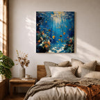 Tropical Fish Wall Art Coral Reef Framed Canvas Ocean Marine Life Coastal Home Decor
