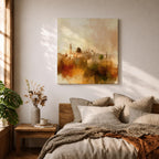 Masjid Al Aqsa Wall Art Jerusalem Mosque Framed Canvas Abstract Islamic Home Decor