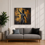 Lady Justice Legal Wall Art Scales Symbol Law Gift Court Courtroom Office Home Decor