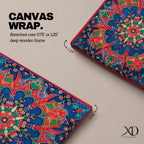 Islamic Geometric Mandala Wall Art Star Pattern Framed Canvas Persian Oriental Home Decor