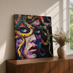Medusa Mythological Wall Art Gorgon Abstract Mythology Legend Portrait Gift Living Room Home Decor