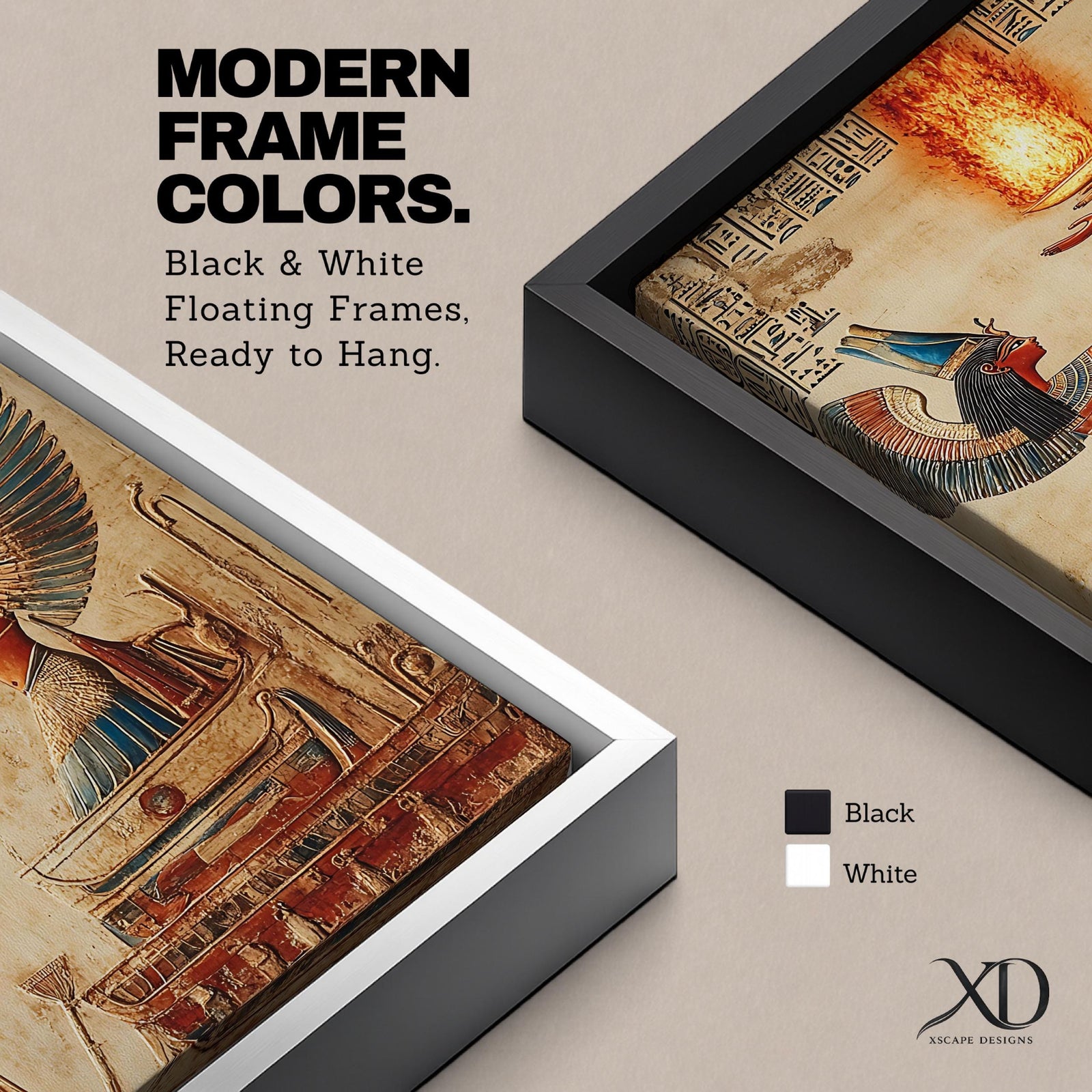 Isis Wall Art Egyptian Goddess Framed Canvas Ancient Mythology Egypt Temple History Home Decor