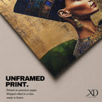 Nefertiti Wall Art Egyptian Queen Framed Canvas Ancient Egypt Pharaoh Royalty History Home Decor