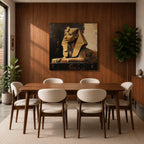 Sphinx of Giza Wall Art Egyptian Statue Framed Canvas Ancient Egypt Pyramid Home Decor