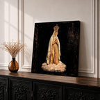 Our Lady of Fatima Wall Art Marian Apparition Framed Canvas Portugal Catholic Home Decor
