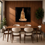 Our Lady of Fatima Wall Art Marian Apparition Framed Canvas Portugal Catholic Home Decor