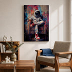 Astronaut Wall Art Street Style Space Painting Hypebeast Canvas Urban Graffiti Decor Sneaker Art