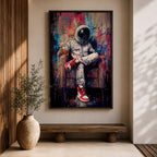 Astronaut Wall Art Street Style Space Painting Hypebeast Canvas Urban Graffiti Decor Sneaker Art