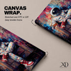 Astronaut Wall Art Street Style Space Painting Hypebeast Canvas Urban Graffiti Decor Sneaker Art