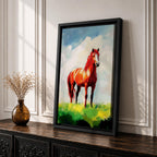 Horse Wildlife Wall Art Farm Horse Nature Rustic Ranch Gift Living Room Home Decor