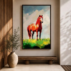 Horse Wildlife Wall Art Farm Horse Nature Rustic Ranch Gift Living Room Home Decor