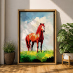 Horse Wildlife Wall Art Farm Horse Nature Rustic Ranch Gift Living Room Home Decor
