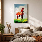 Horse Wildlife Wall Art Farm Horse Nature Rustic Ranch Gift Living Room Home Decor