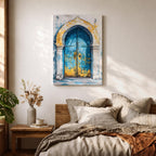 Moroccan Door Architectural Wall Art Arched Portal Cultural Travel Gift Living Room Home Decor