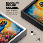 Our Lady of Guadalupe Wall Art La Morenita Framed Canvas Mexican Catholic Home Decor