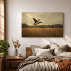 Mallard Duck Wall Art Anas Platyrhynchos Framed Canvas Wildlife Rustic Farmhouse Nature Home Decor