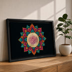 Bismillah Wall Art Arabic Calligraphy Framed Canvas Quran Islamic Allah Muslim Home Decor