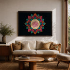 Bismillah Wall Art Arabic Calligraphy Framed Canvas Quran Islamic Allah Muslim Home Decor