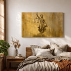 Lady Justice Wall Art La Justicia Framed Canvas Courtroom Lawyer Attorney Legal Home Decor