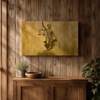 Lady Justice Wall Art La Justicia Framed Canvas Courtroom Lawyer Attorney Legal Home Decor