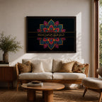 Assalamu Alaikum Wall Art Islamic Greeting Framed Canvas Ramadan Muslim Allah Arabic Home Decor
